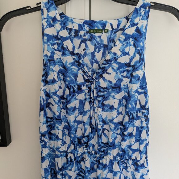 {tl} the letter blue patterned maxi dress - Picture 2 of 6